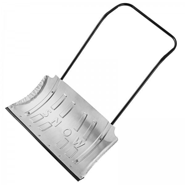 Движок для уборки снега оцинкованный, 750х420х1120 мм, усиленный, стальная рукоятка,Россия, Сибртех 61497