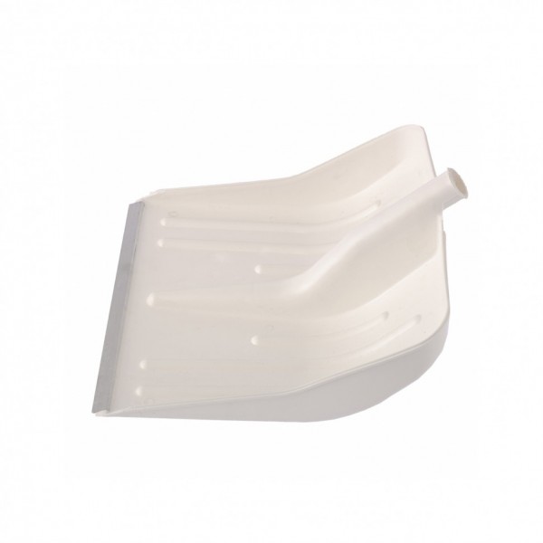 Лопата для уборки снега пластиковая, белая, 420 х 425 мм, без черенка, Россия, Сибртех 61615