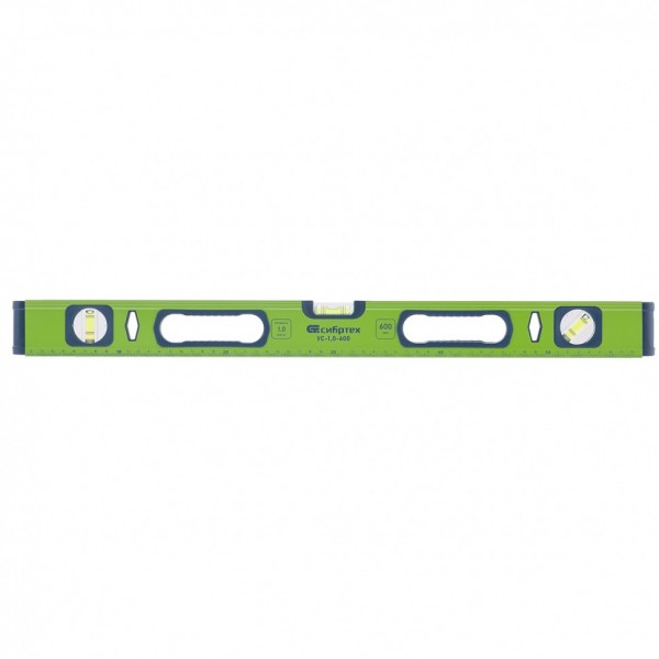 Уровень алюминиевый УС-1, 0-2000, фрезерованный, 3 глазка, рукоятки, 2000 мм Сибртех 34107