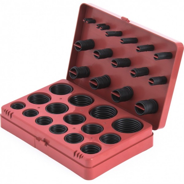 Набор резиновых уплотнительных прокладок, D 7-53 мм, 406 предмета Сибртех 47597