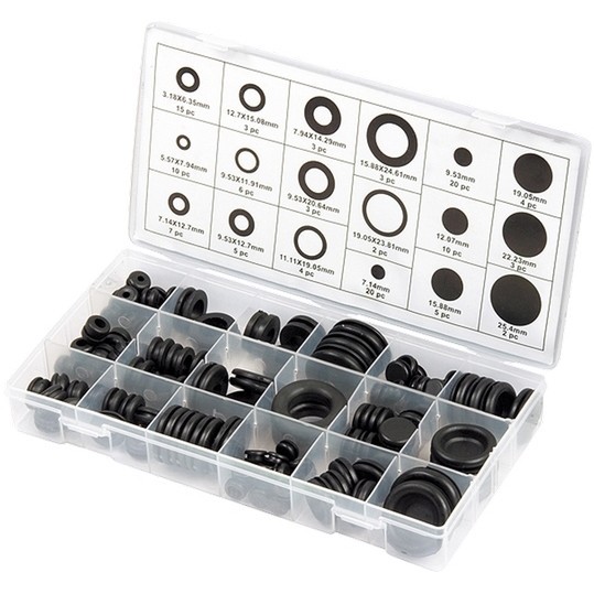 Набор сальников, D 6, 35-25.4 мм, 125 предметов Сибртех 47599