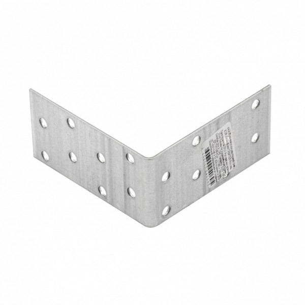 Крепежный уголок равносторонний 2 мм, KUR 80 х 80 х 40 мм Россия Сибртех 46424