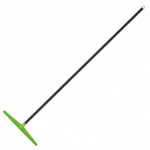 Грабли пластиковые, 430 мм, 13 прямых зубьев, металлический черенок, Сибртех 61730