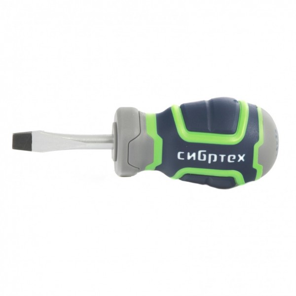 Отвертка SL6 х 38 мм, CrV, четырехкомпонентная рукоятка Сибртех 12260