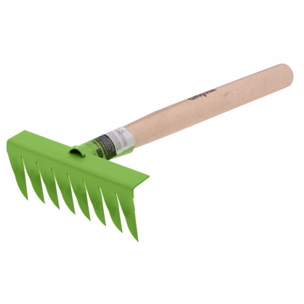Грабли витые 8 - зубые, 160 х 390 мм, стальные, деревянная рукоятка, Агроном, Россия, Сибртех 61761