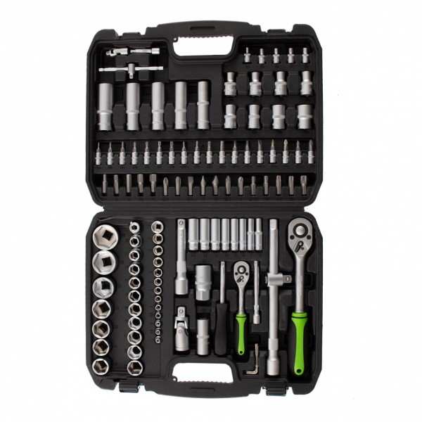 Набор инструмента 108 предметов, 1/2, 1/4 Сибртех 13498