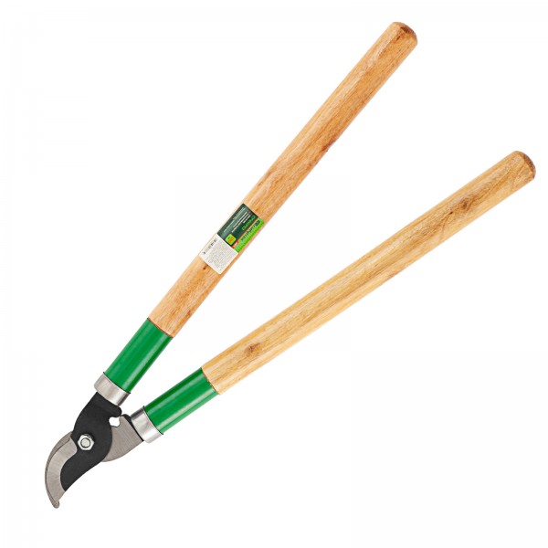 Сучкорез прямого реза, 490 мм, деревянные рукоятки, Сибртех 60579