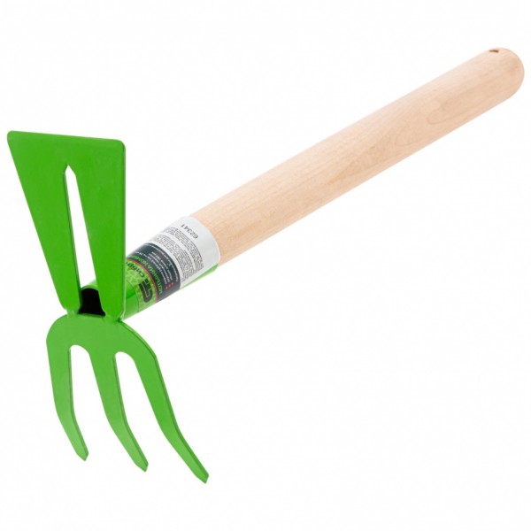 Мотыжка комбинированная, 75 х 380 мм, стальная, деревянная рукоятка, Агроном, Россия, Сибртех 62341