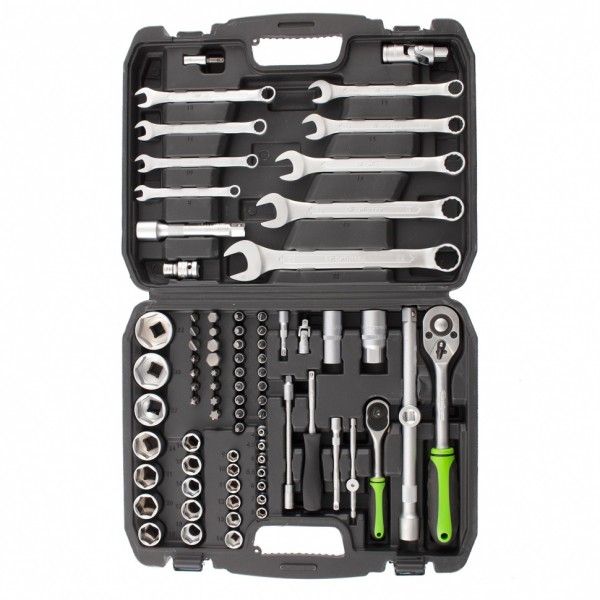 Набор инструмента 83 предмета, 1/2, 1/4 Сибртех 13500