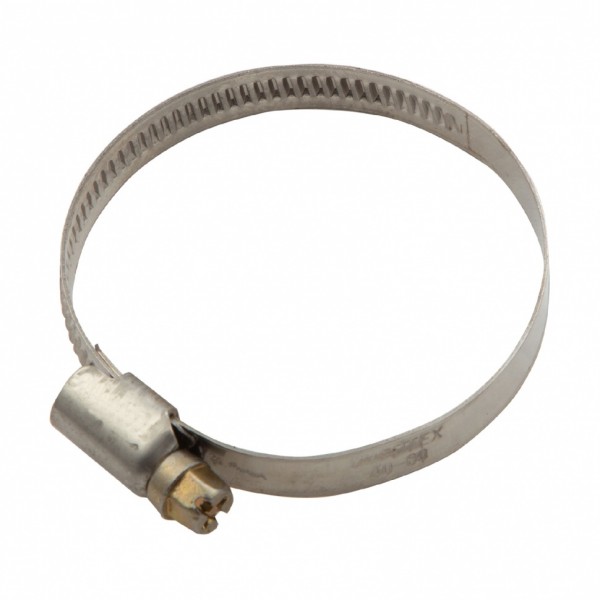 Хомуты нержавеющая сталь, Стандартное болтовое крепление 40-60 мм, 50 штук в упаковке, ширина 9 мм Сибртех 47583