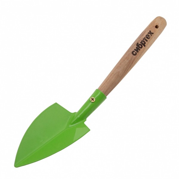 Совок посадочный широкий, 70 х 310 мм, стальной, деревянная рукоятка, Агроном, Россия, Сибртех 62614