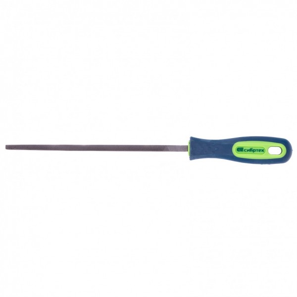 Напильник, 200 мм, квадратный, двухкомпонентная рукоятка, №2 Сибртех 15927