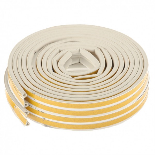 Уплотнитель, 24 м, профиль P, белый Сибртех 93845