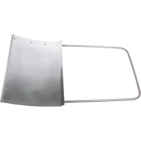 Движок для уборки снега алюминиевый, 755 х 505 х 1240 мм, стальная рукоятка, Россия, Сибртех 61526