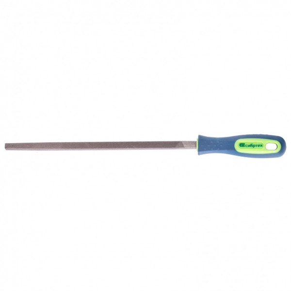 Напильник, 250 мм, квадратный, двухкомпонентная рукоятка, №2 Сибртех 15930