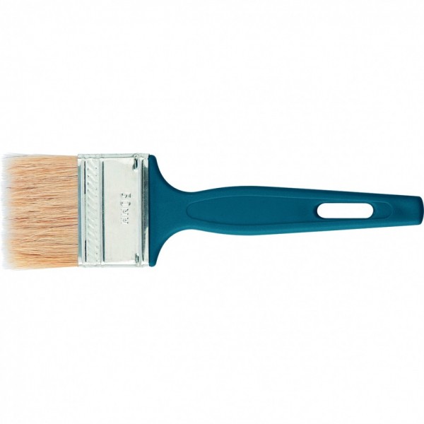 Кисть флейцевая Эксперт, 25 х 6 мм, натуральная щетина, пластиковая ручка Сибртех 82509