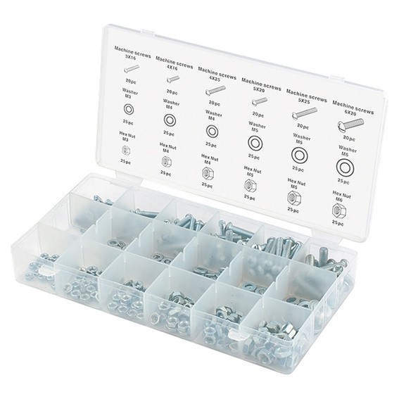 Набор винтов, гаек, шайб, 420 шт Сибртех 47617