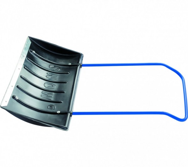 Движок для уборки снега пластиковый, 780 х 420 х 1140 мм, стальная рукоятка, Россия, Сибртех 61594