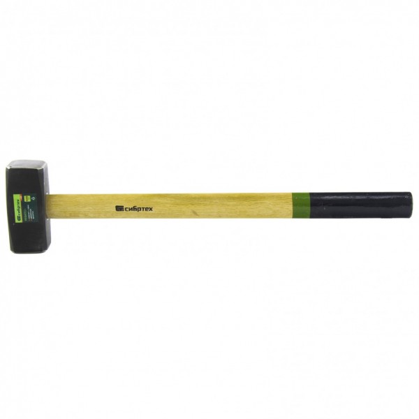 Кувалда, 5000 г, кованая головка, деревянная рукоятка Сибртех 10932