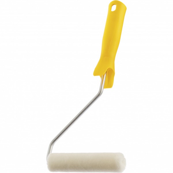 Мини-валик в сборе Лаки , 110 мм, ворс 5 мм, D 16 мм, D ручки 6 мм, Велюр Сибртех 80592