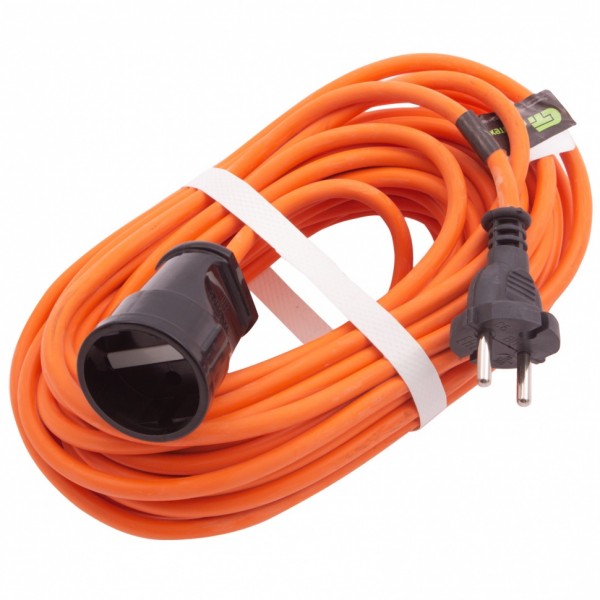 Удлинитель-шнур силовой 15 м, 10A, тип УХ10, 1 розетка, Россия Сибртех 96051