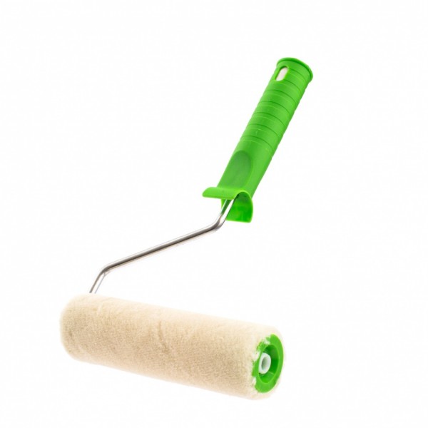 Валик Велюр с ручкой, 150 мм, ворс 5 мм, D 36 мм, D ручки 6 мм Россия Сибртех 80133