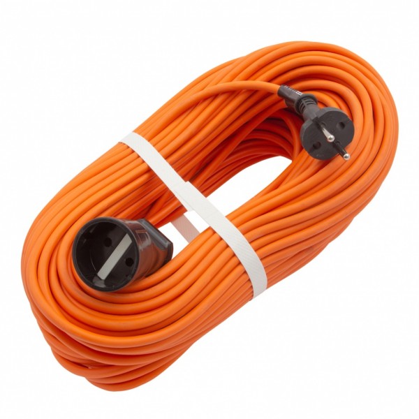 Удлинитель-шнур силовой 50 м, 10A, тип УХ10, 1 розетка, Россия Сибртех 96054
