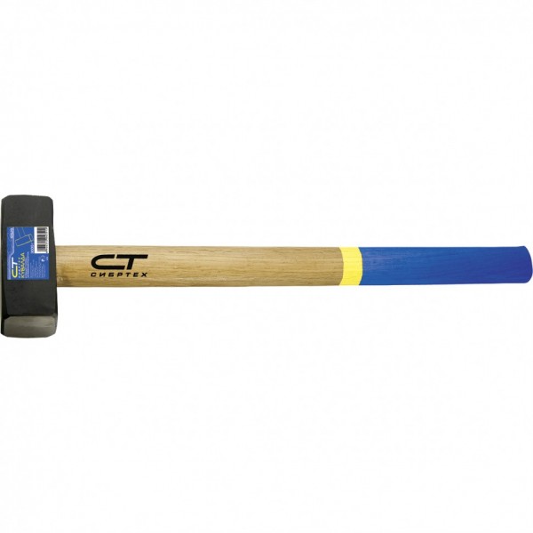Кувалда, 7000 г, кованая головка, деревянная рукоятка Сибртех 10934