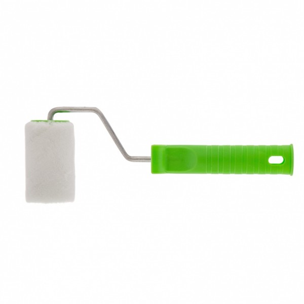 Валик Велюр с ручкой, 75 мм, ворс 5 мм, D 36 мм, D ручки 6 мм Россия Сибртех 80131