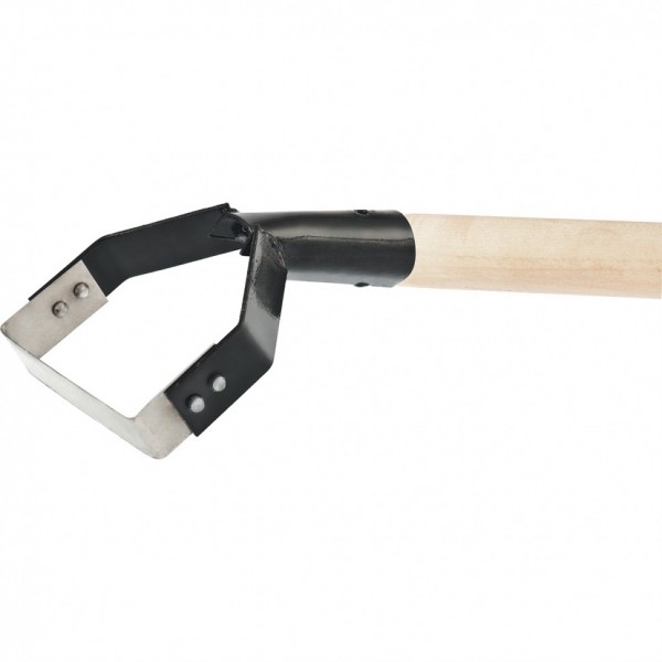 Полольник петлеобразный, 115 х 1340 мм, рессорно - пружинная сталь, деревянный черенок, Россия, Сибртех 62300