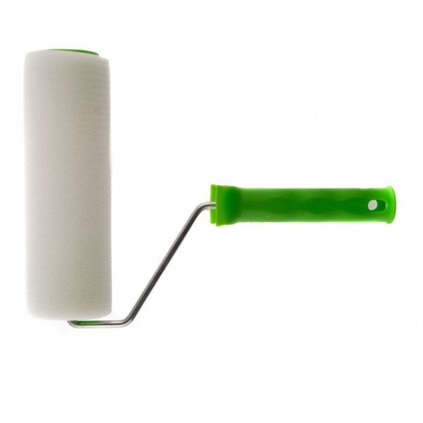 Валик Поролон с ручкой, 200 мм, D 48 мм, D ручки 6 мм Россия Сибртех 80103