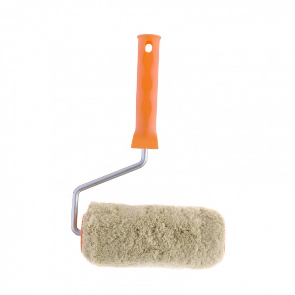 Валик Фасадные работы, 180 мм, ворс 18 мм, D 48 мм, D ручки 8 мм, полиакрил, полиэстер Сибртех 80174