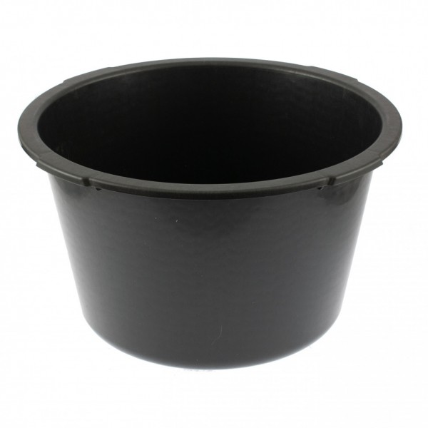 Таз круглый строительный, черный, 30 л, Россия Сибртех 81455