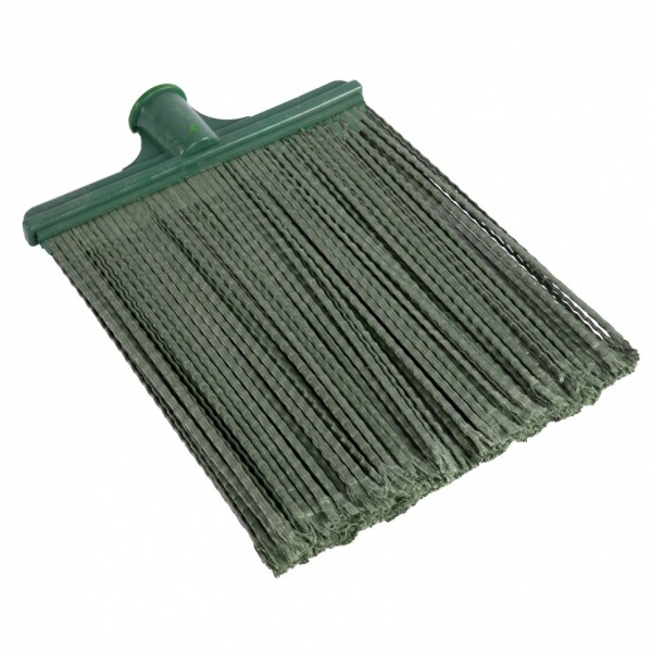 Метла полипропиленовая, 270 х 260 мм, плоская распушенная, без черенка, Россия, Сибртех 63207