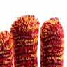 Перчатки трикотажные усиленные, гелевое ПВХ-покрытие, 7 класс, красно-желтый меланж Россия Сибртех 68181