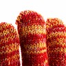 Перчатки трикотажные усиленные, гелевое ПВХ-покрытие, 7 класс, красно-желтый меланж Россия Сибртех 68181